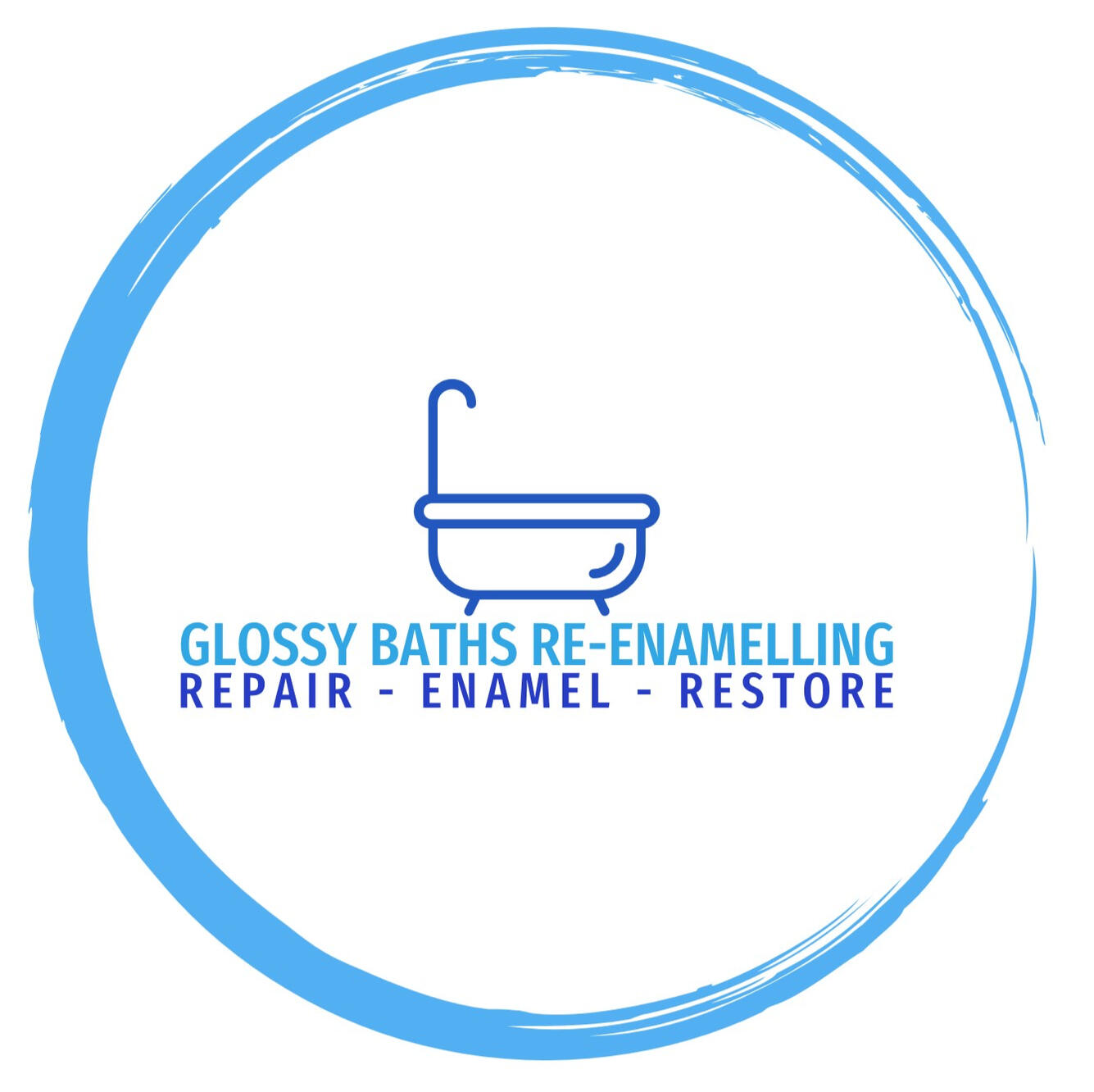 Glossy Baths Re-enamelling logo Glossy Baths Re-enamelling logo - Newport